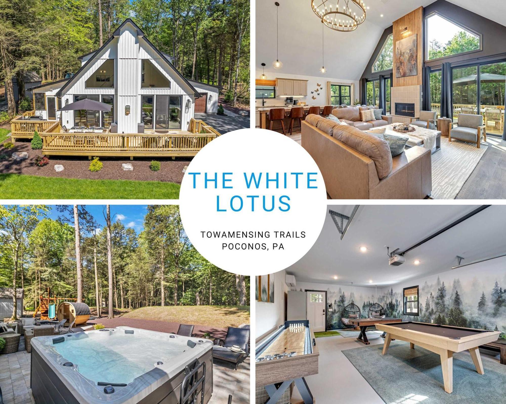 Luxury Hot Tub Sauna Game Dog Friendly Holiday home Albrightsville